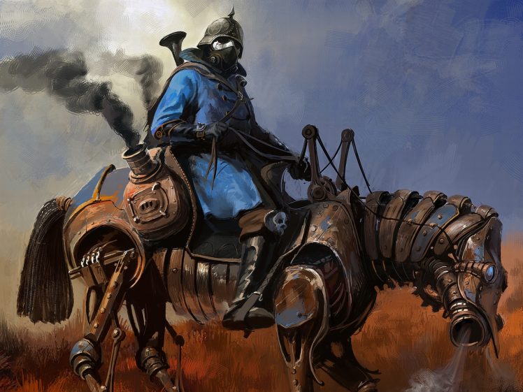 steampunk, Mechanical, Horse HD Wallpaper Desktop Background