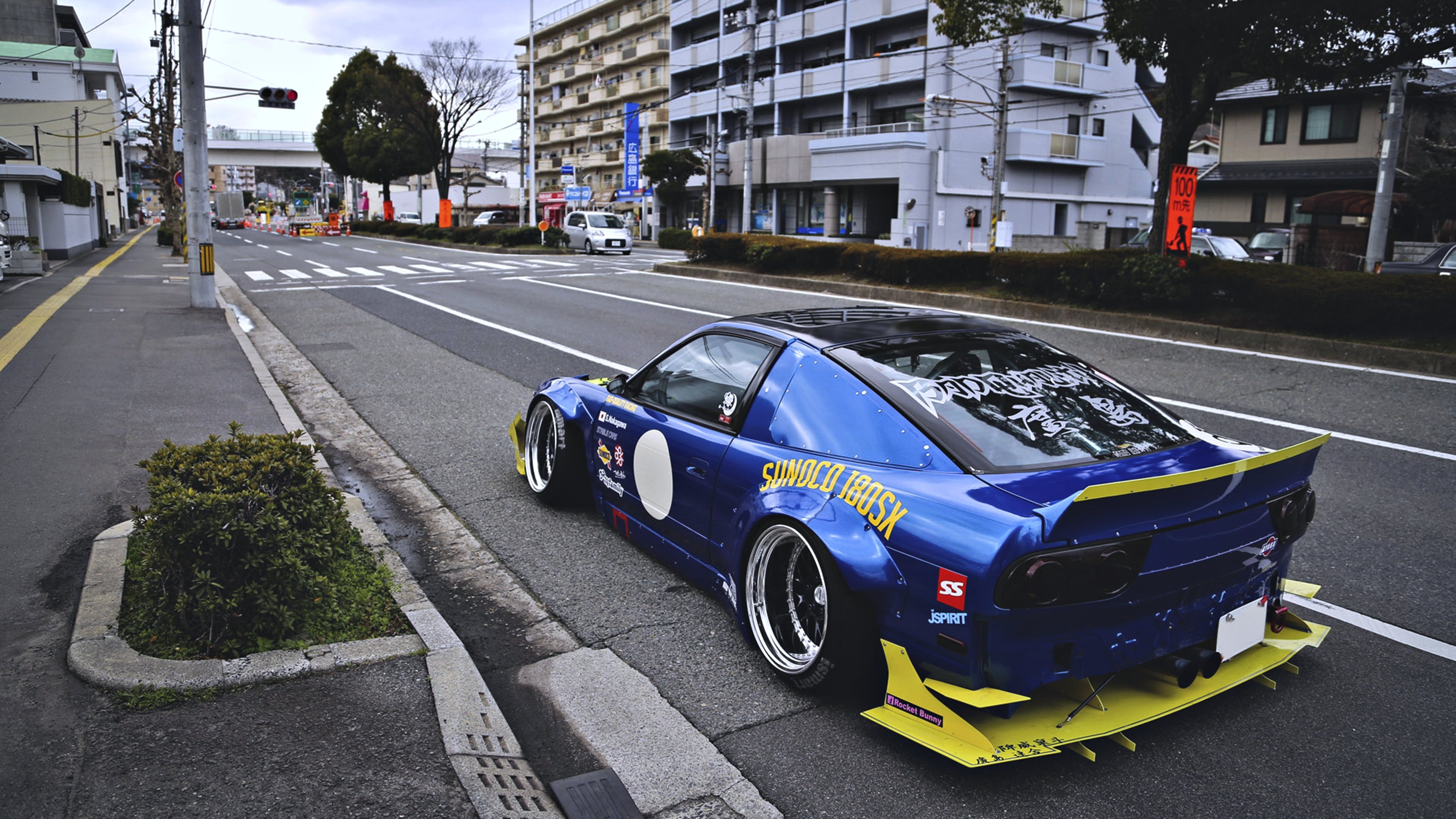 Nissan, 180sx, Road, Blue, Town, Speed, Race, Motors, Cars Wallpapers ...