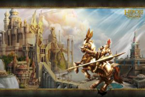 heroes, Might, Magic, Strategy, Fantasy, Fighting, Adventure, Action, Online, 1hmm, Warrior, Horse, Castle, Sword