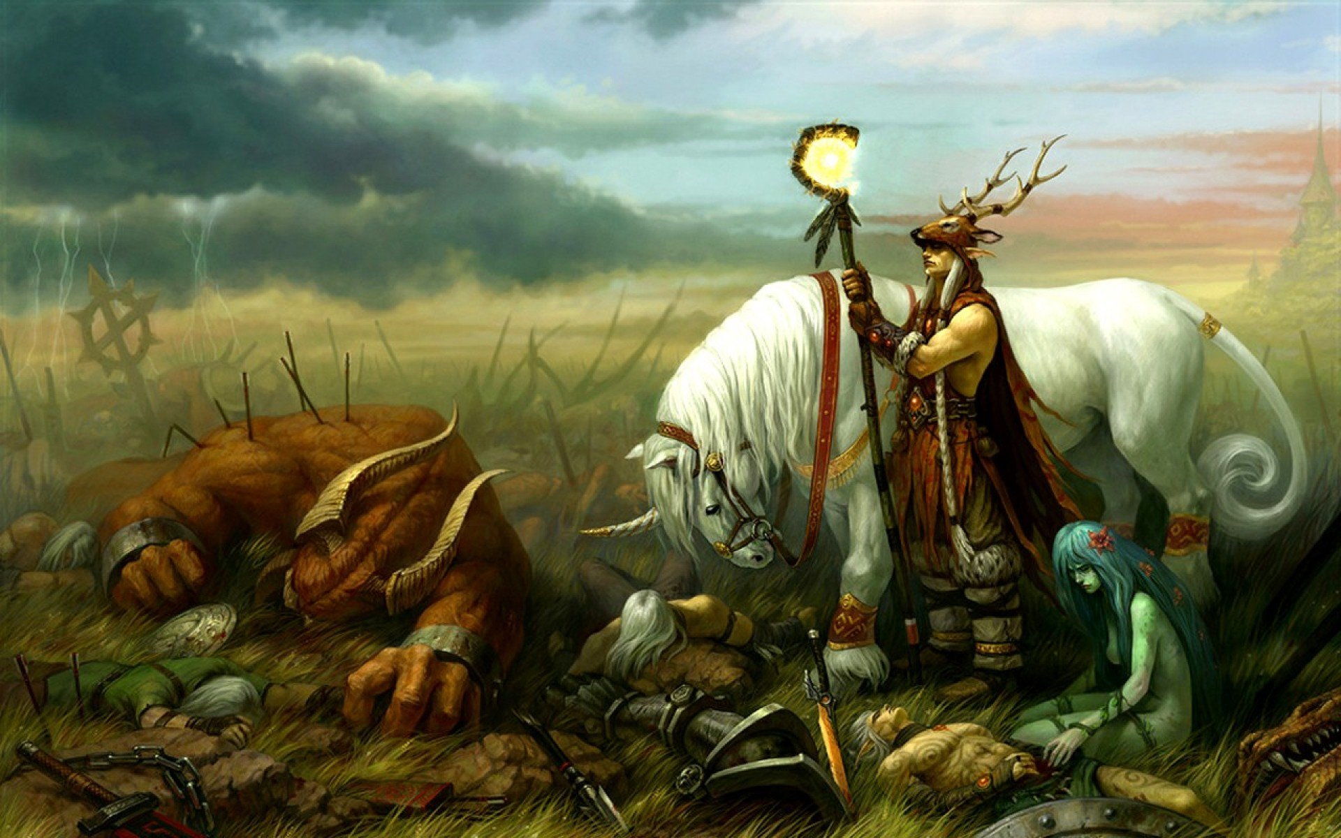 heroes, Might, Magic, Strategy, Fantasy, Fighting, Adventure, Action, Online, 1hmm, Monster, Horse, Warrior, Magic Wallpaper
