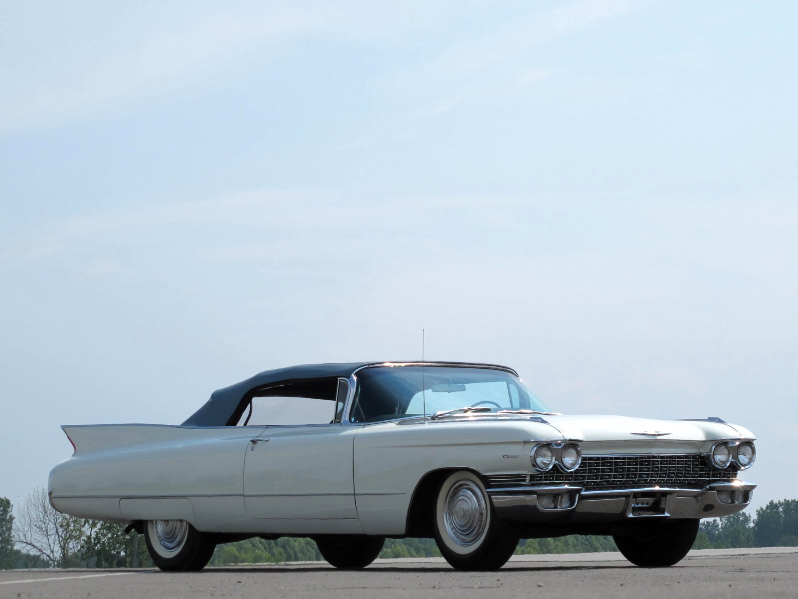 1960, Cadillac, Sixty two, Convertible, 6267f, Luxury, Classic Wallpaper