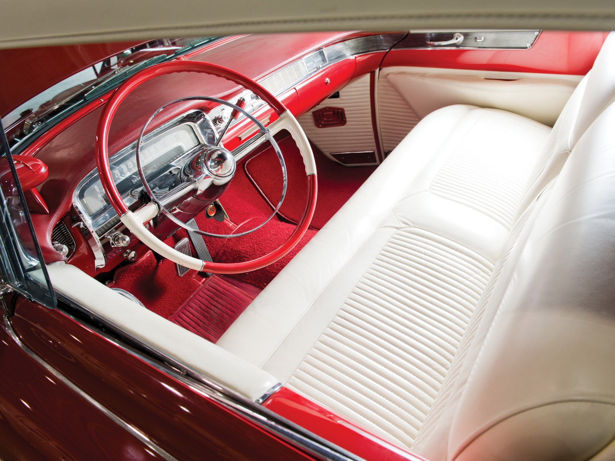 1954, Cadillac, Eldorado, Convertible, 6267sx, Luxury, Retro Wallpaper