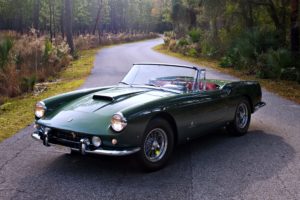 ferrari, 400, Swb, Cabriolet, 1959, Green, Road, Old, Classic, Motors, Roof, Cars