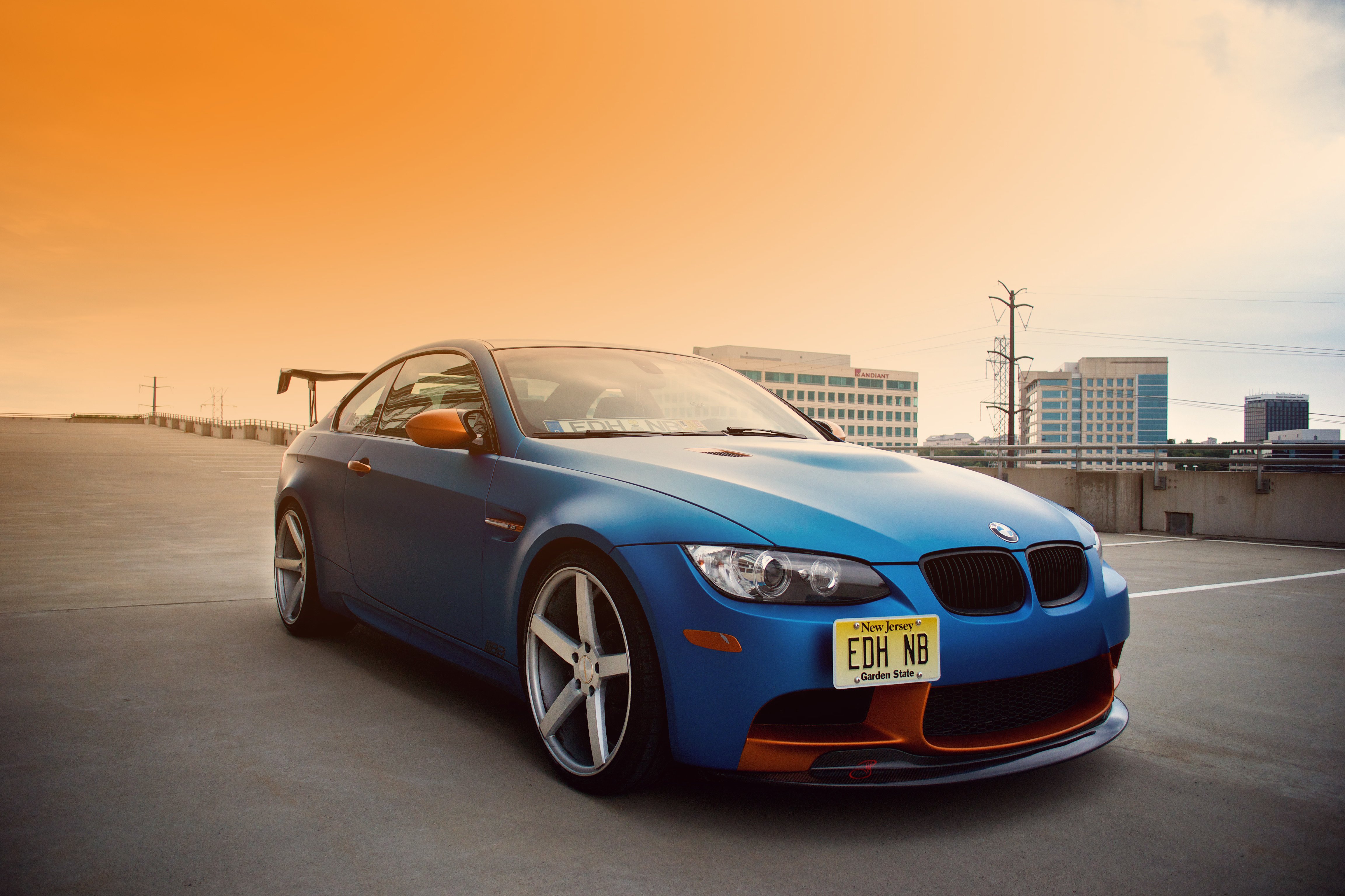 bmw, E92, M3, Blue Wallpaper