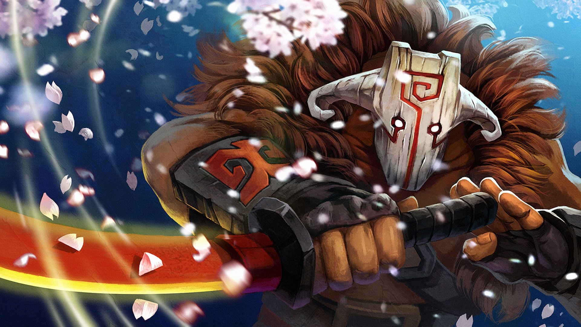 dota, 2, Juggernaut, Mask, Games, Fantasy, Warrior, Sword Wallpaper