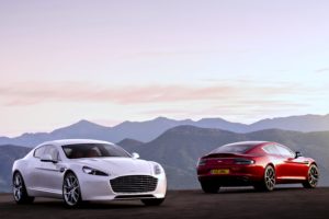 aston, Martin, Rapide s, Red, White, Landscaps, Cars, Speed, Motors, Mountains, Supper