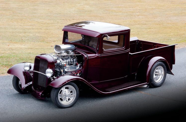 1932, Ford, Pickup, Hot, Rod, Rods, Hotrod, Usa, 2048×1340 01 HD Wallpaper Desktop Background