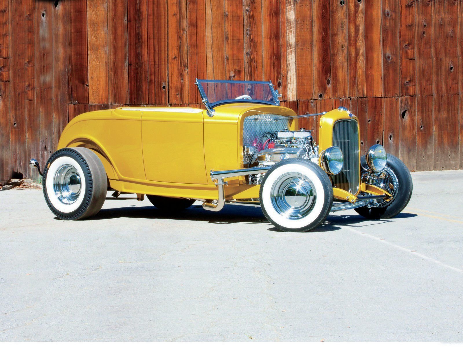1932, Ford, Roadster, Hot, Rod, Hotrod, Usa, 1600x1200 06 Wallpaper