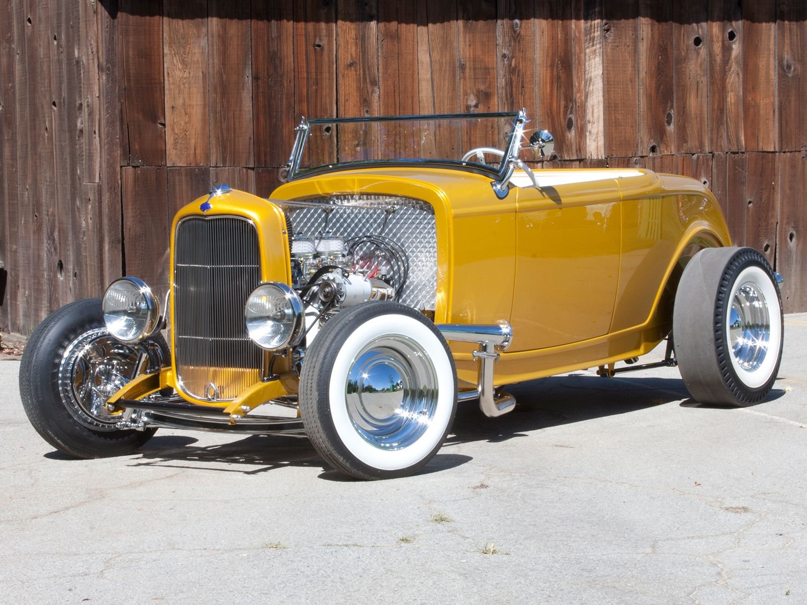 1932, Ford, Roadster, Hot, Rod, Hotrod, Usa, 1600x1200 07 Wallpaper