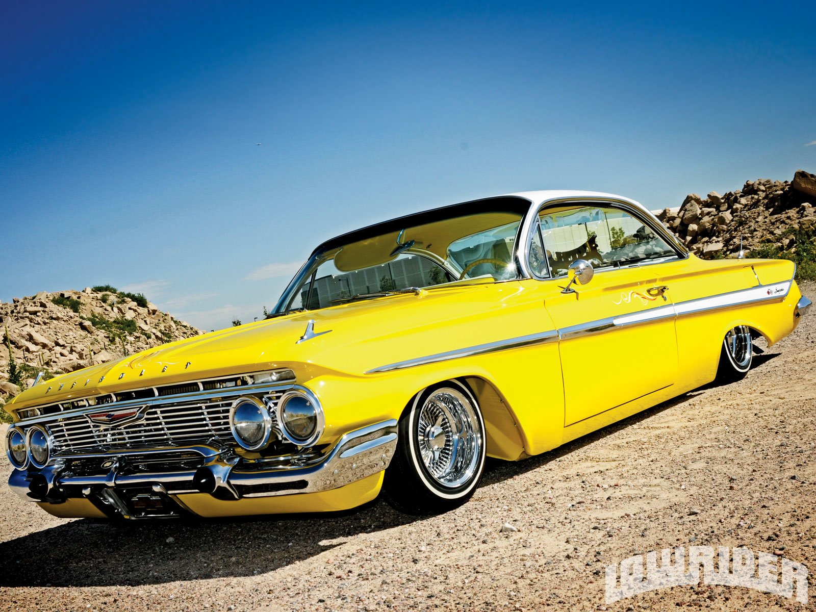 1961, Chevrolet, Chevy, Impala, Custom, Lowrider, Usa, 1600x1200,  01 Wallpaper