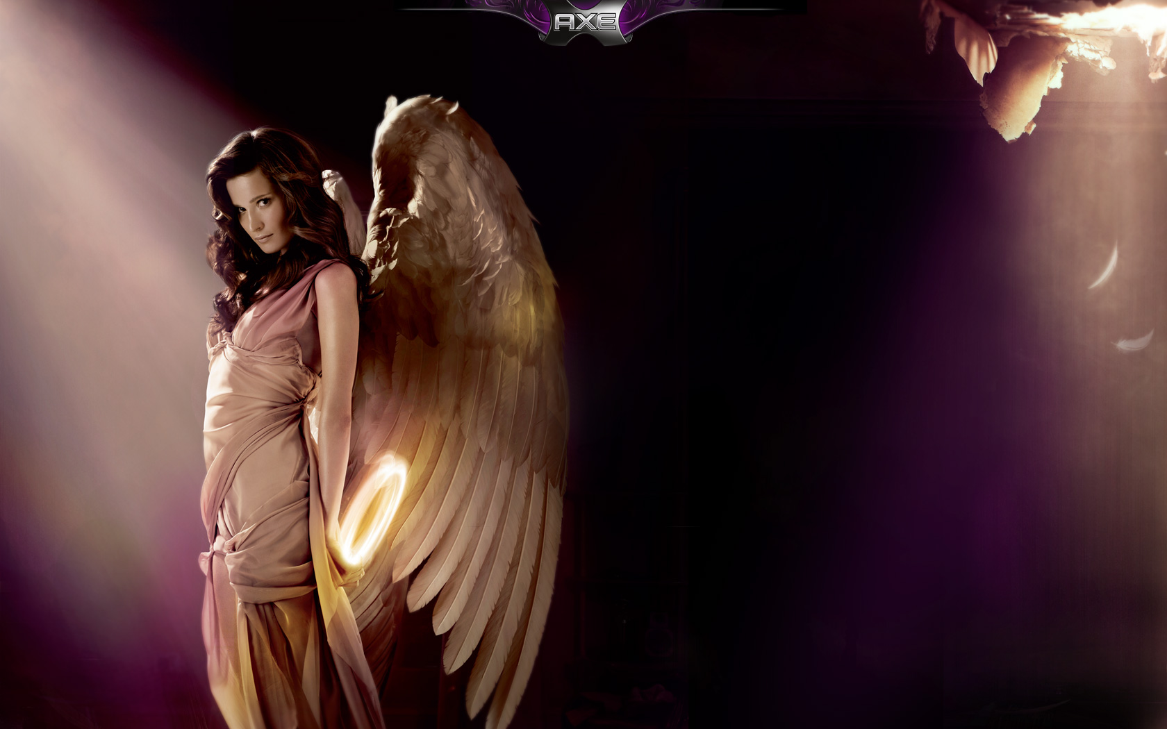 brunettes, Angels, Women, Wings, Axes Wallpaper