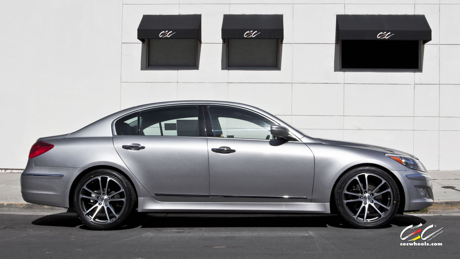2015, Cars, Cec, Genesis, Hyundai, Sedan, Tuning, Wheels Wallpaper
