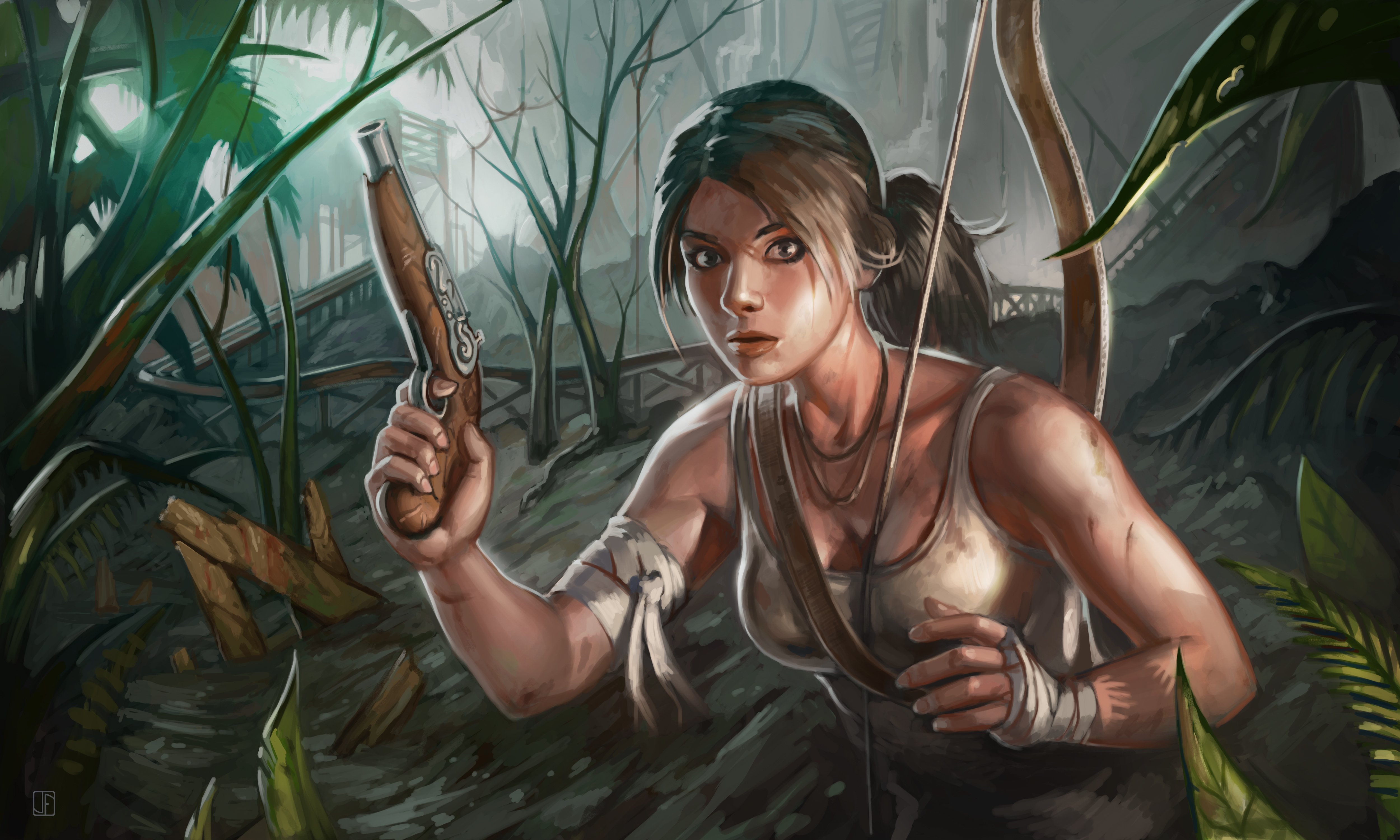 lara, Croft, Action, Adventure, Tomb, Raider, Platform, Fantasy, Girl, Girls, Warrior Wallpaper