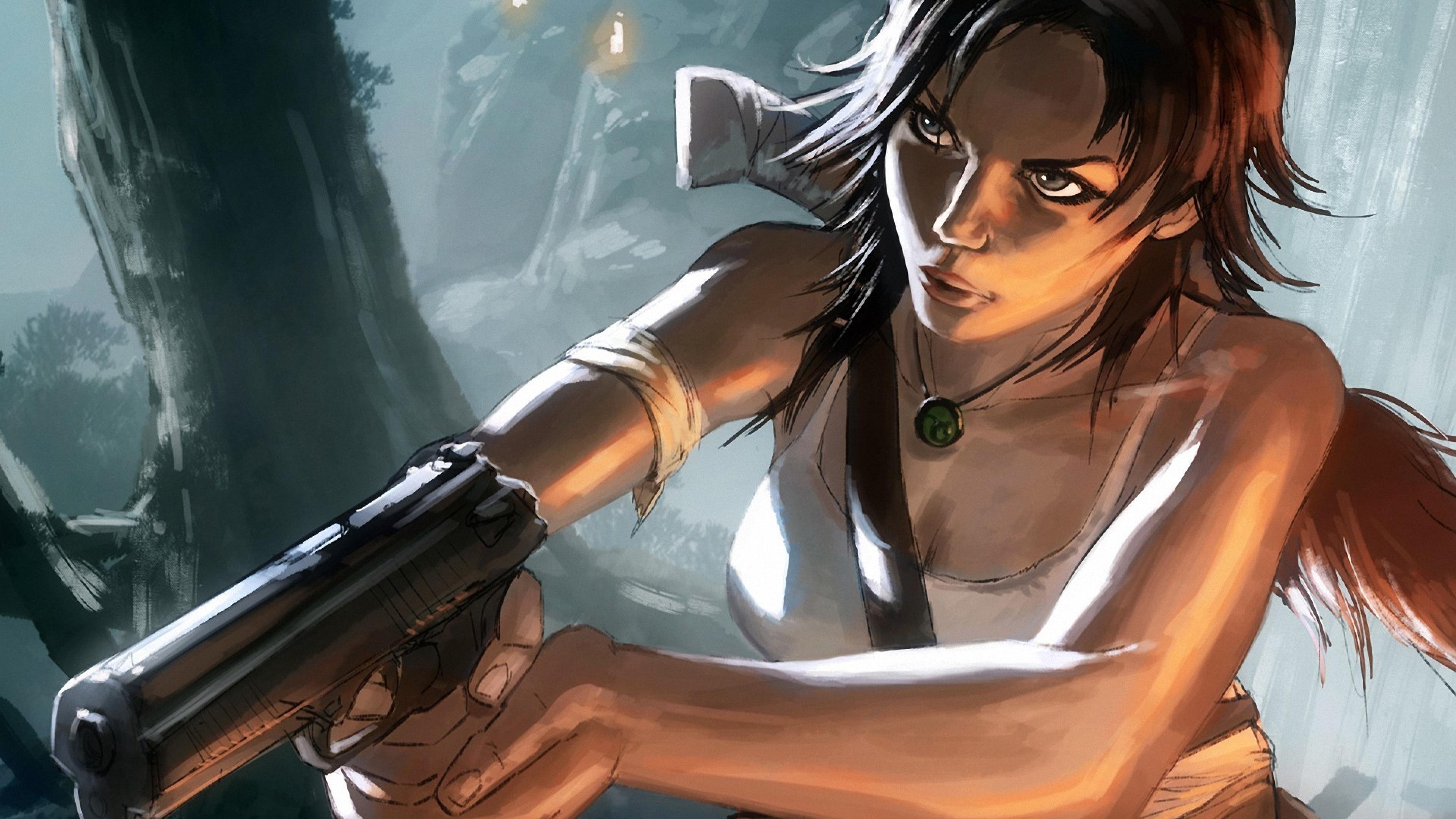 lara, Croft, Action, Adventure, Tomb, Raider, Platform, Fantasy, Girl, Girls, Warrior Wallpaper