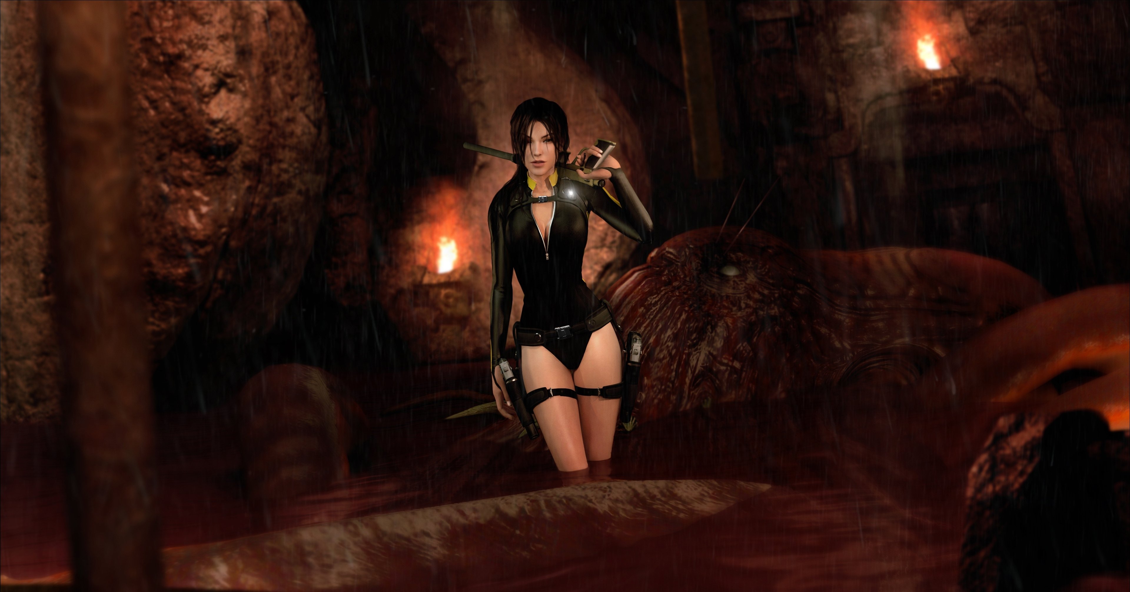 lara, Croft, Action, Adventure, Tomb, Raider, Platform, Fantasy, Girl, Girls, Warrior Wallpaper