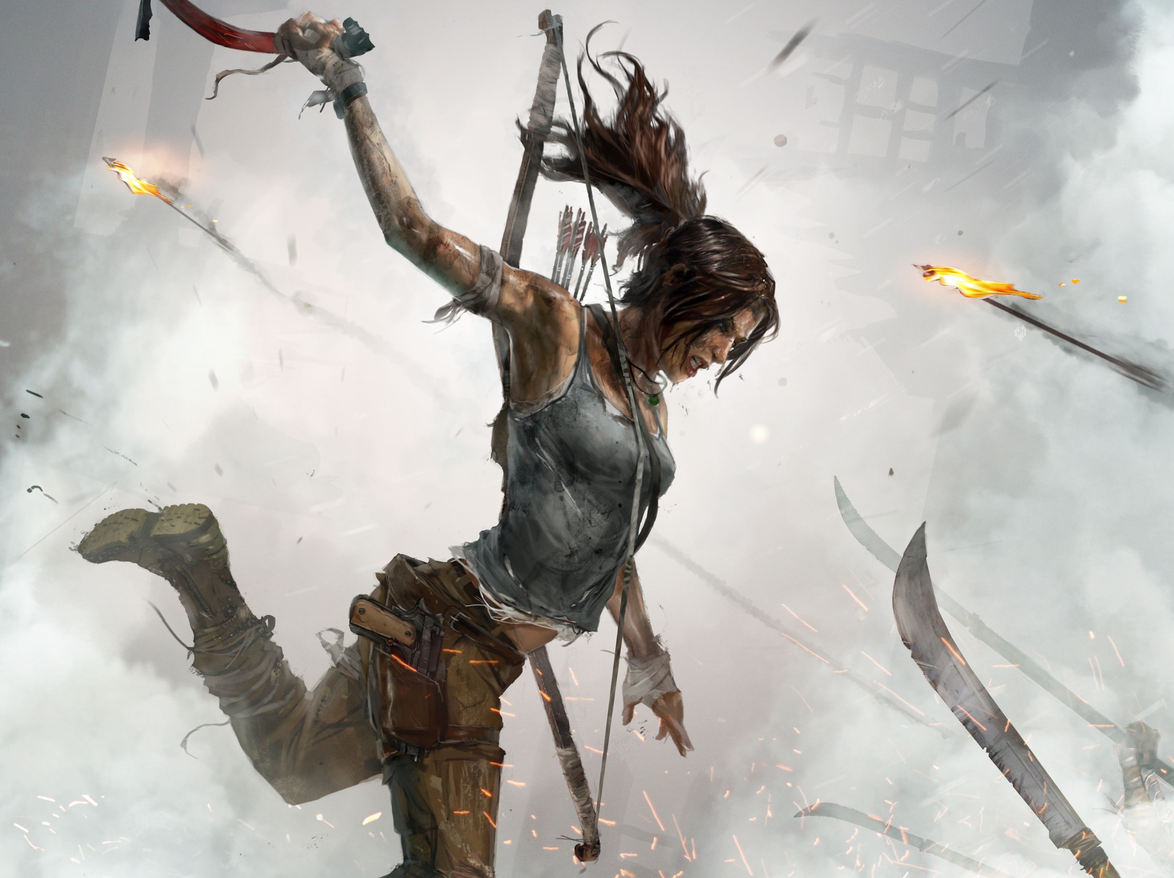 lara, Croft, Action, Adventure, Tomb, Raider, Platform, Fantasy, Girl, Girls, Warrior Wallpaper