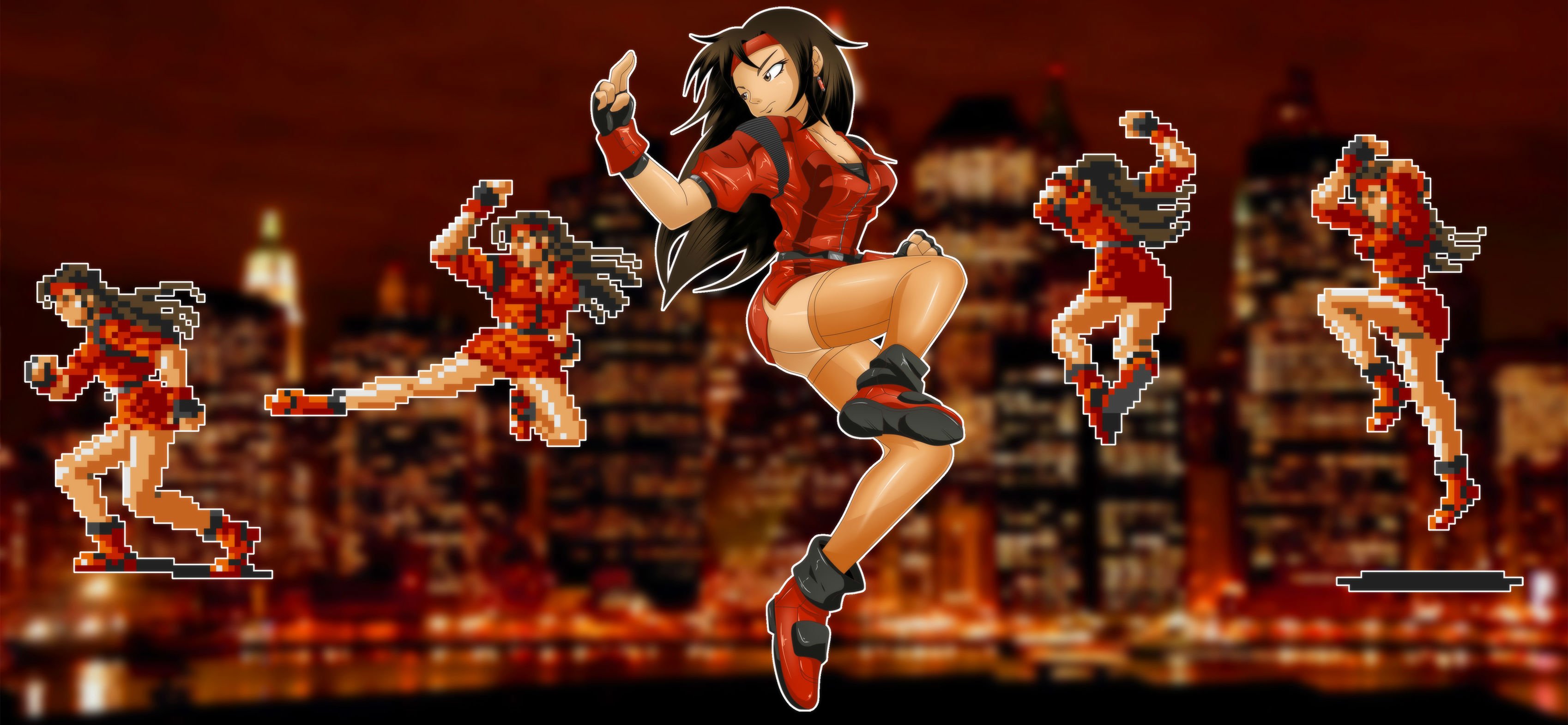 streets, Of, Rage, Ikari, No, Tekken, Action, Fighting