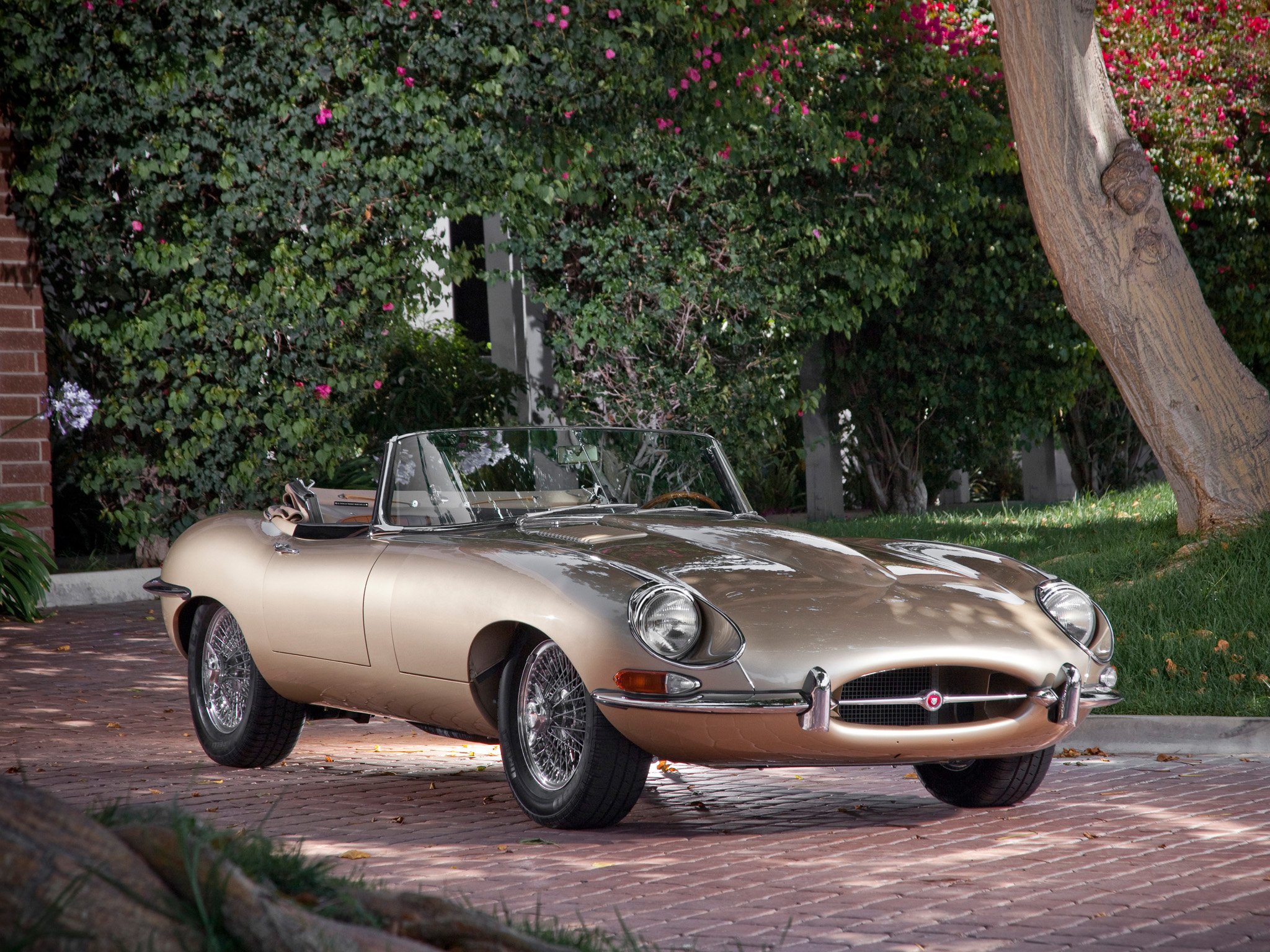 jaguar, E type, Convertible, Series, I, 1967, Classic, Cars Wallpaper