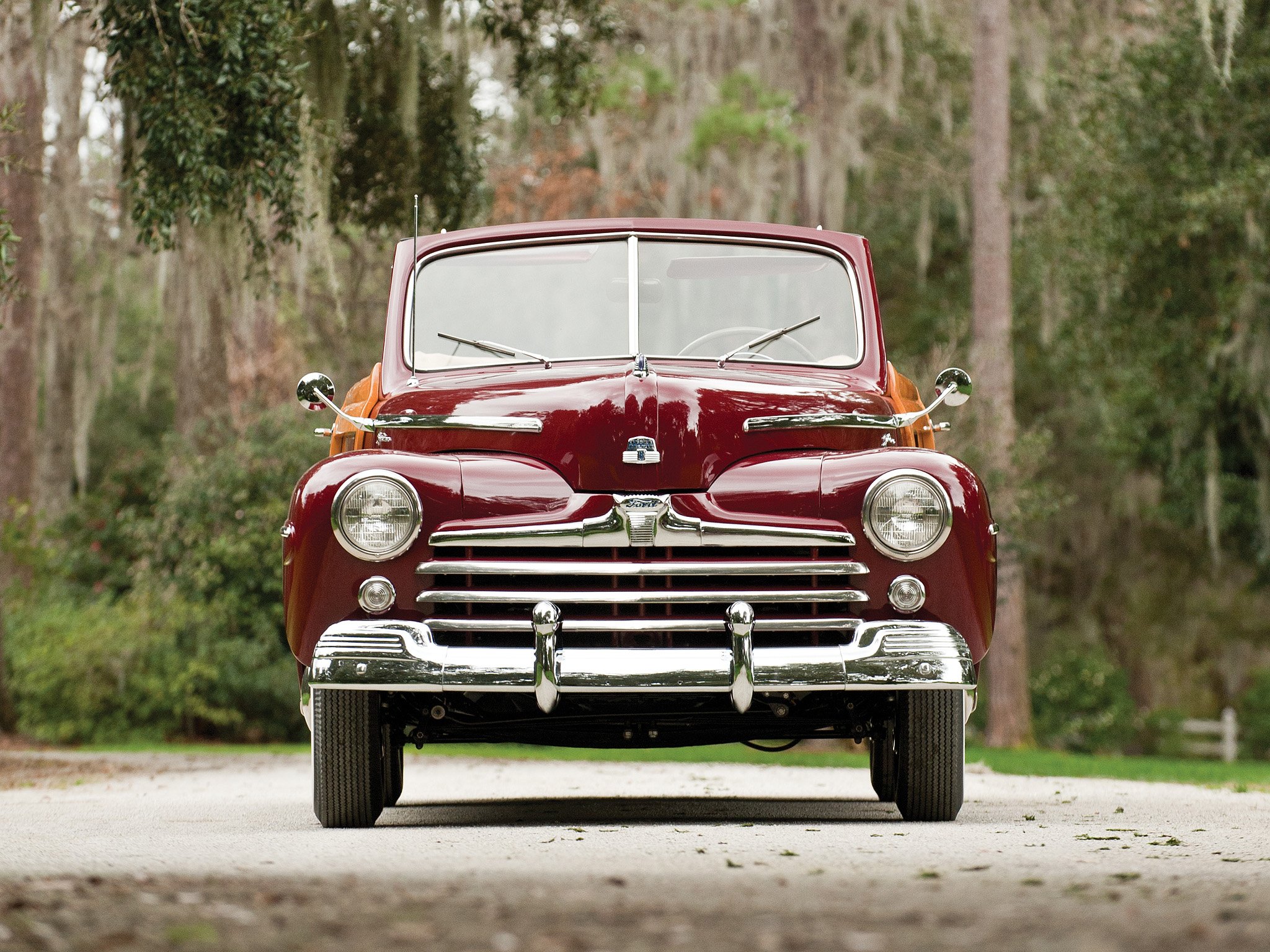 1948, Ford, Super, Deluxe, Sportsman, Convertible, Classic, Cars Wallpaper
