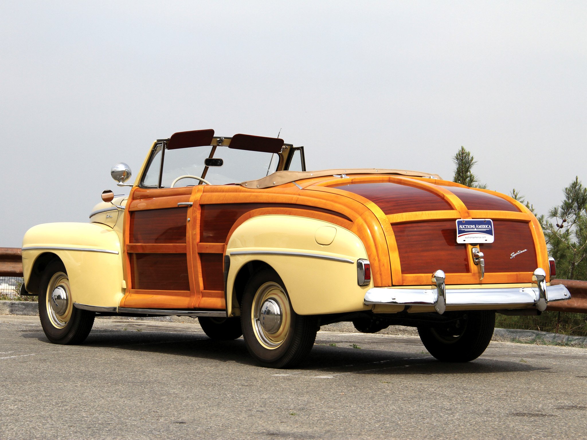 1948, Ford, Super, Deluxe, Sportsman, Convertible, Classic, Cars Wallpaper
