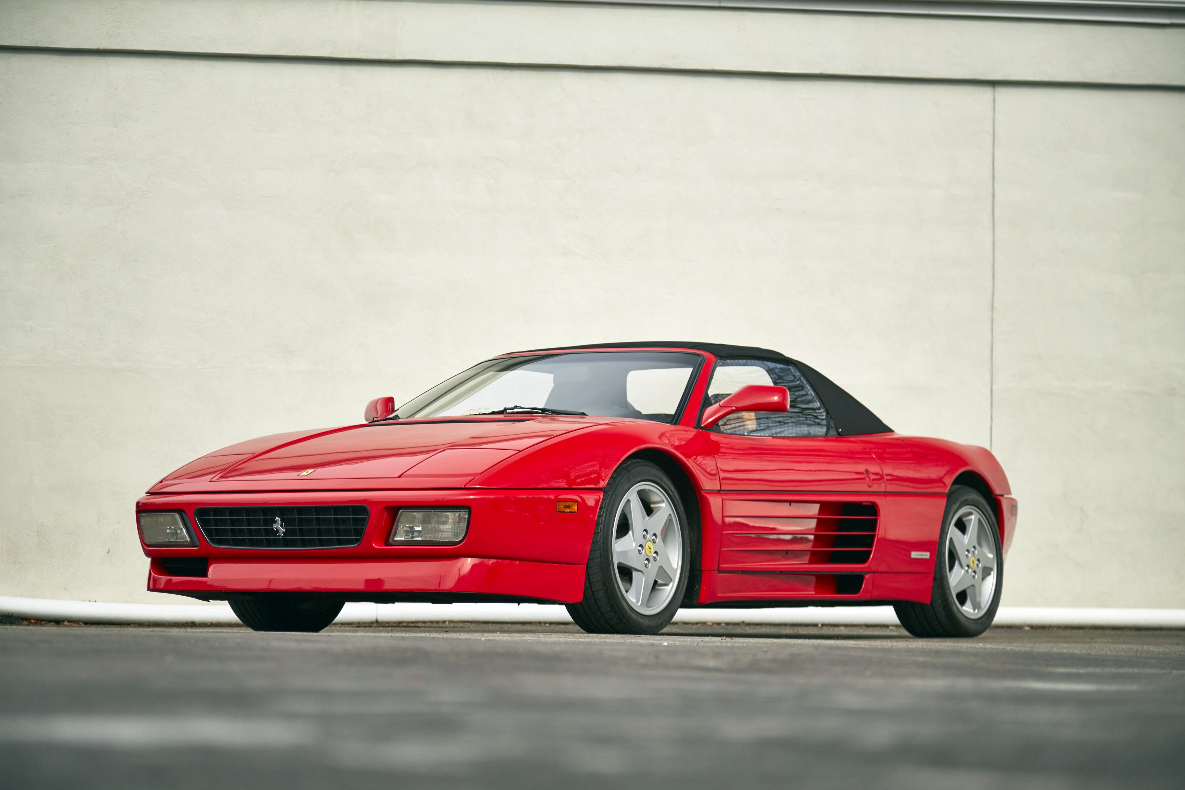 1993, Ferrari, 348, Spider, Convertible, Classic, Cars Wallpaper
