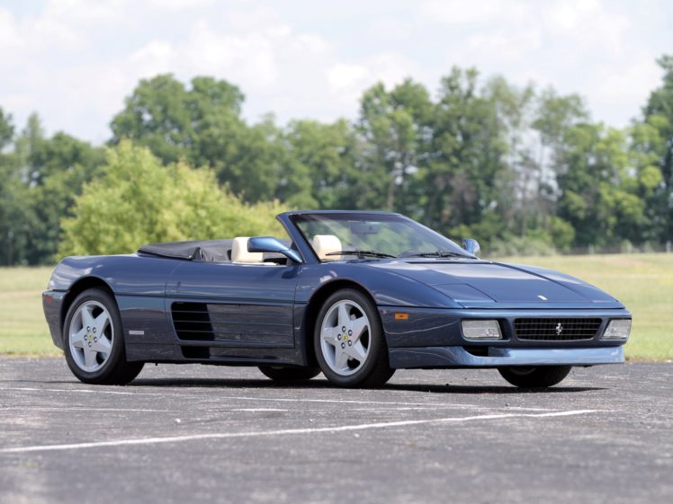 1993, Ferrari, 348, Spider, Convertible, Classic, Cars HD Wallpaper Desktop Background