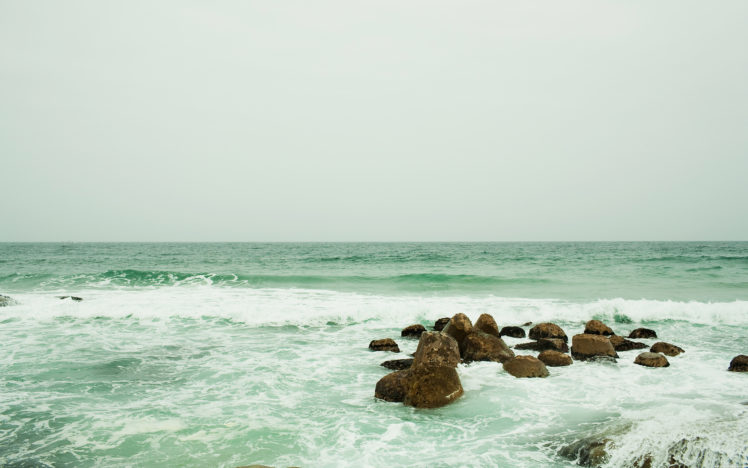 nature, Rocks, Sea HD Wallpaper Desktop Background