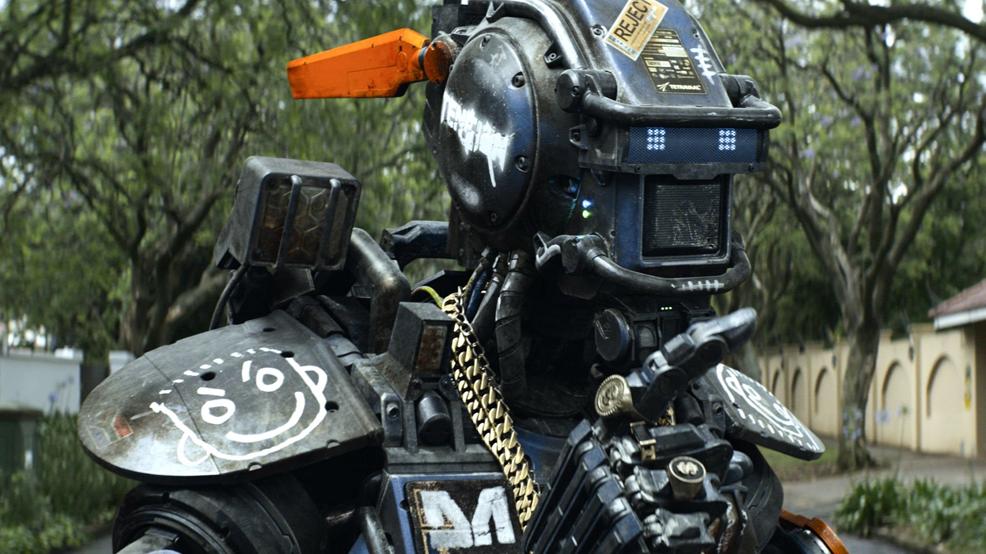 chappie, Sci fi, Futuristic, Action, Thriller, Robot, Cyborg, Action, 1chappie Wallpaper