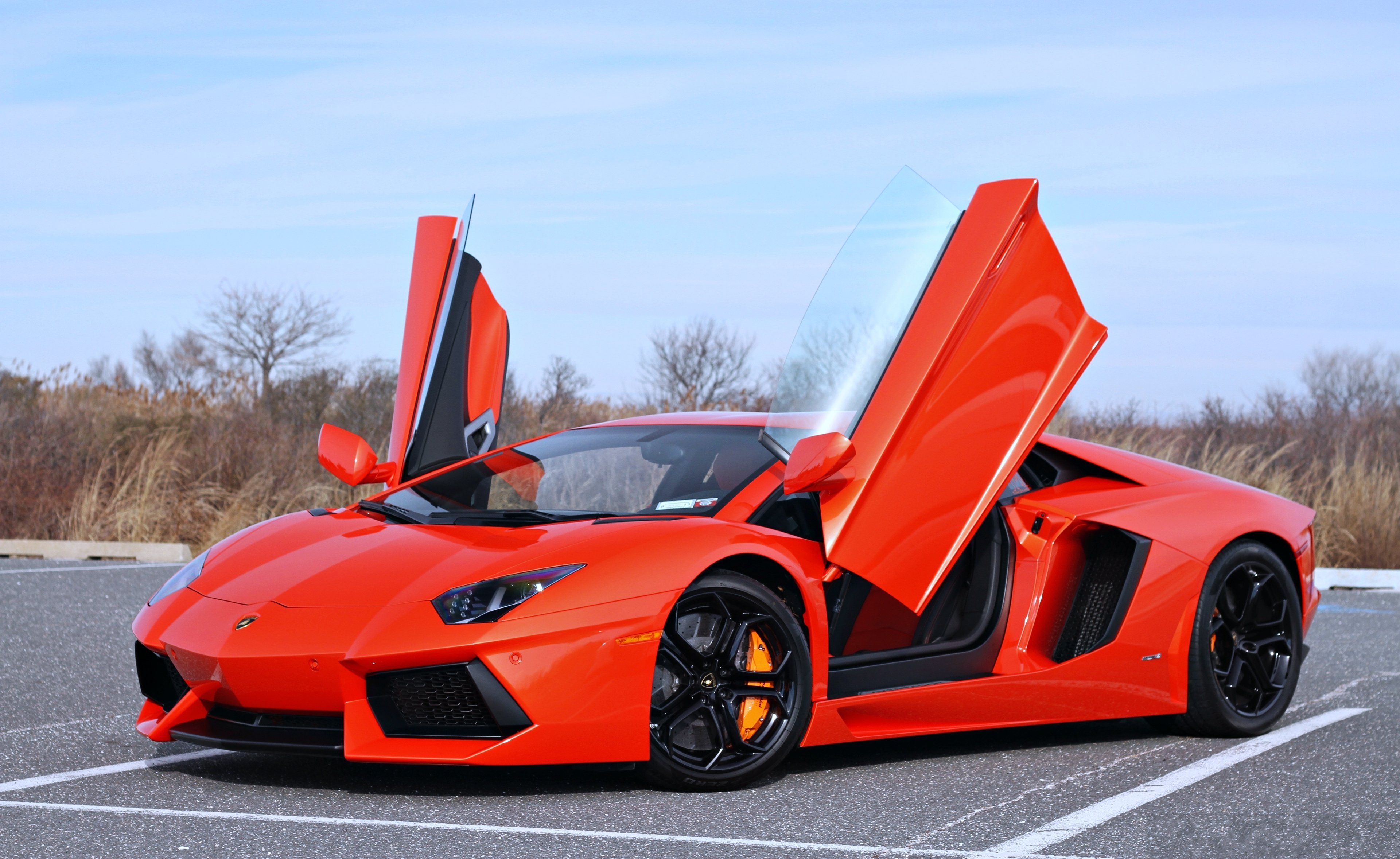 lamborghini, Aventador, Lp700 4, Orange, Roard, Speed, Supercar, Cars, Motors, Race, Force Wallpaper