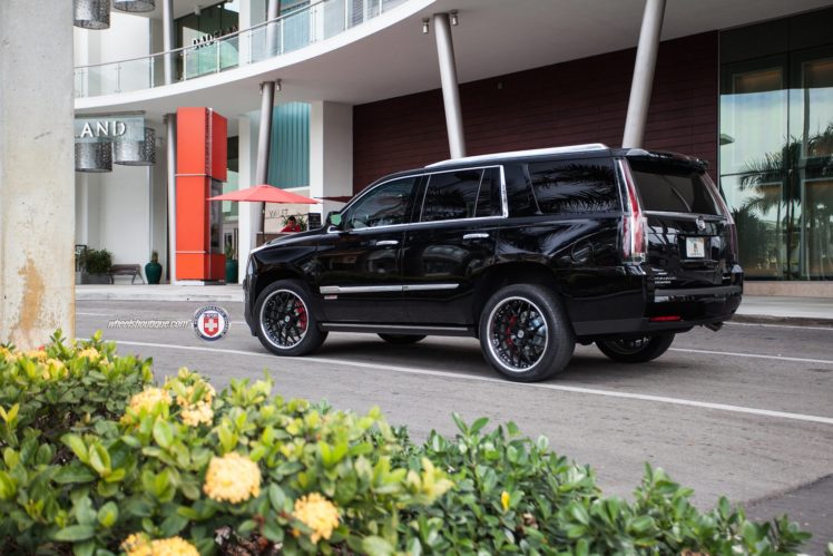 2015, Cars, Hre, Tuning, Wheels, Cadillac, Escalade, Black HD Wallpaper Desktop Background