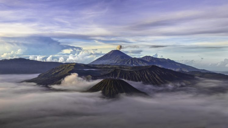 bromo, Volcano, Java, Indonesia, Mountains HD Wallpaper Desktop Background