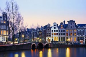 cityscapes, Bridges, Town, Holland, Rivers, The, Netherlands, Cities