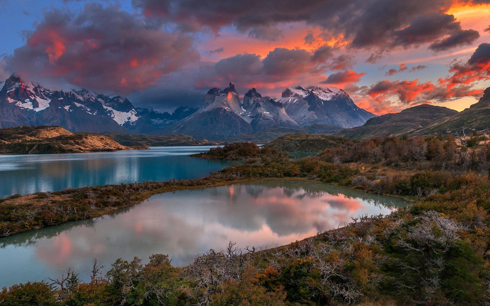 Lake Mountains Nature Clouds Wallpapers HD Desktop And Mobile