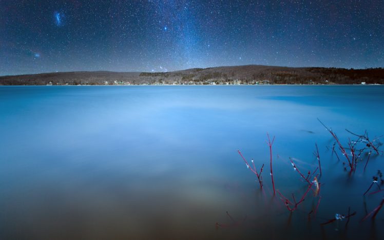 quebec, Canada, Lake, William, Stars HD Wallpaper Desktop Background