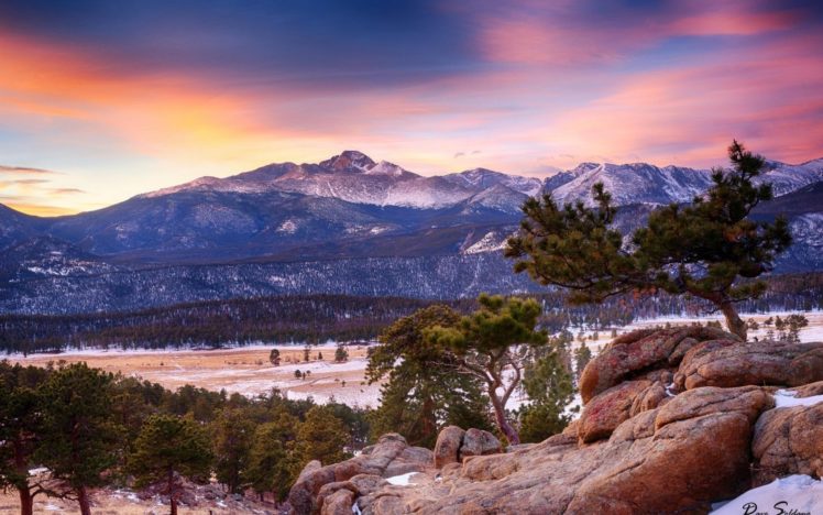 rocky, Mountain, National, Park, Winter, Colorado, Mountain, Forest HD Wallpaper Desktop Background