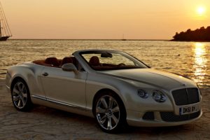 2011, Bentley, Continental, Gtc, Sea, Cars, Roof, Sunset, Beach, Boat, Landscape, Speed, Motors