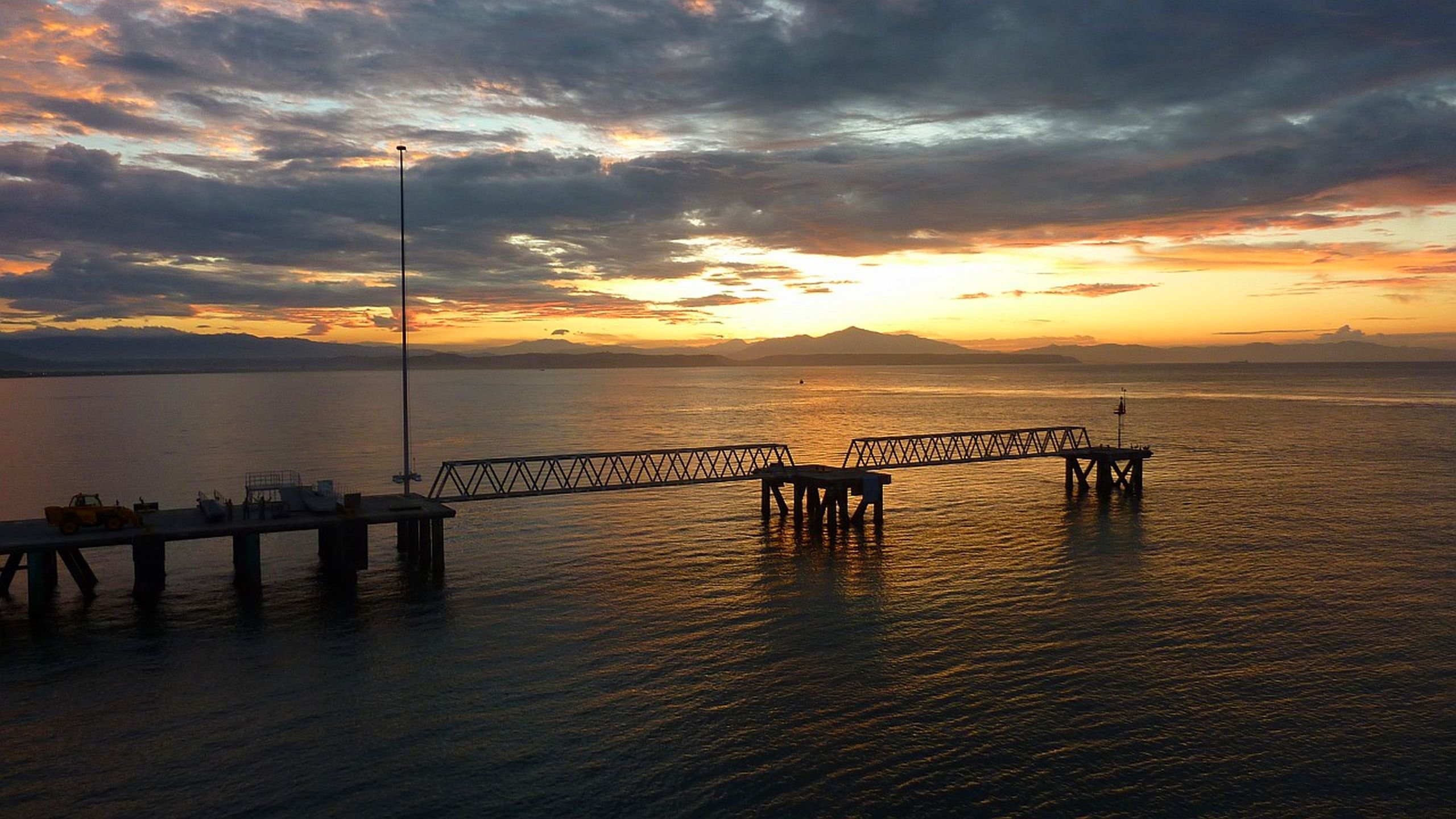 sunrise, Costarica, Puntarenas, Wate Wallpaper