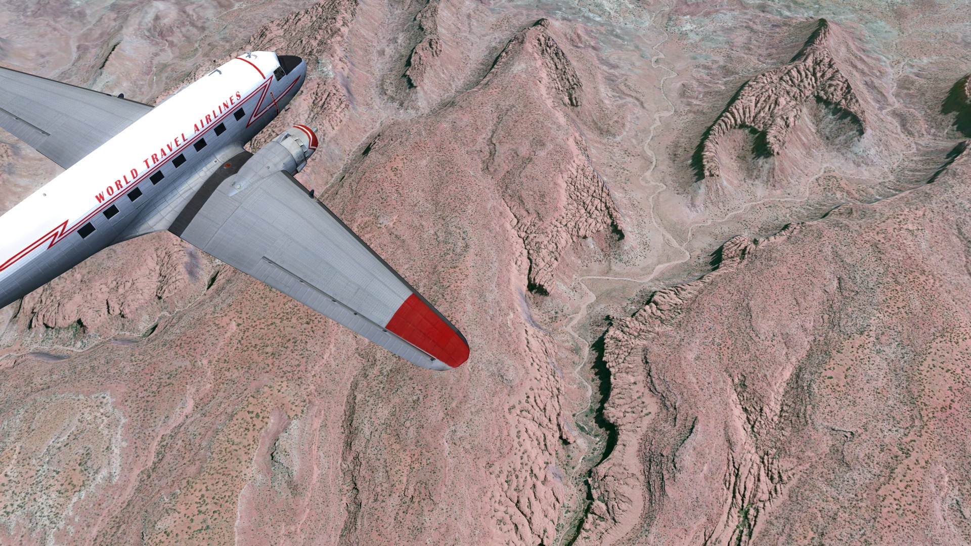 mountains, Clouds, Landscapes, Jet, Aircraft, Flight, Simulator Wallpaper