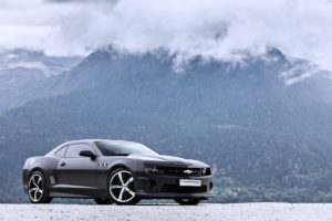 cars, Black, Landscape, Mountains, Clouds, Speed, Motors, Supercars, Chevrole, Camaro, Ss