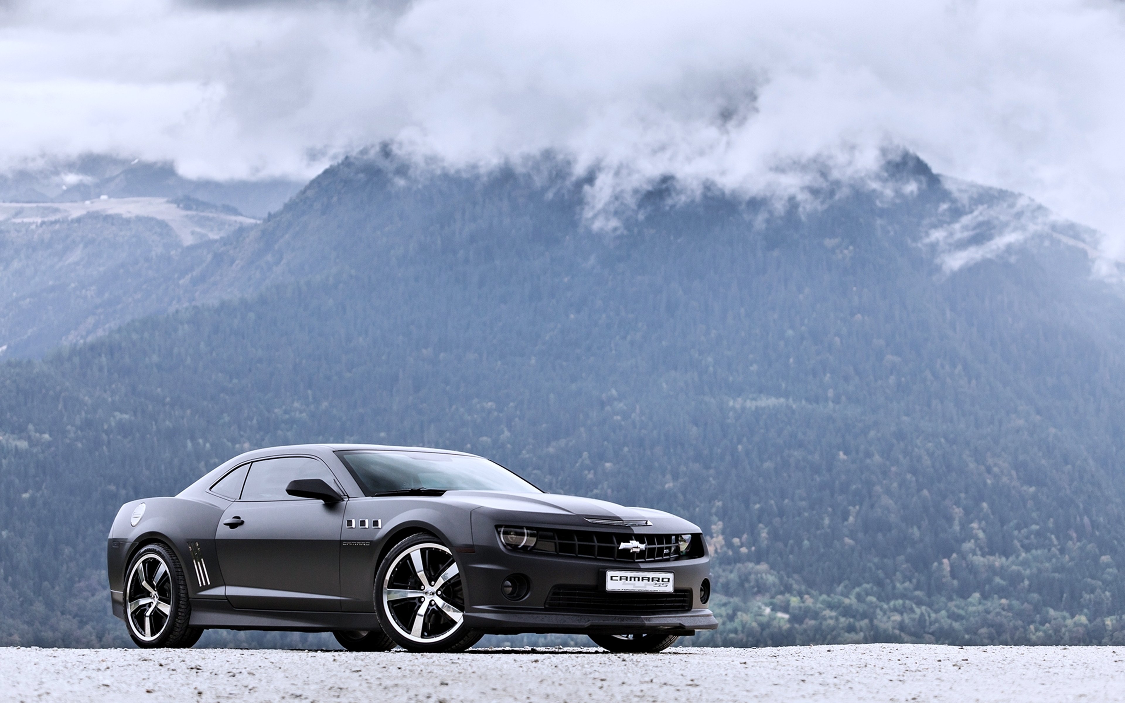 cars, Black, Landscape, Mountains, Clouds, Speed, Motors, Supercars, Chevrole, Camaro, Ss Wallpaper