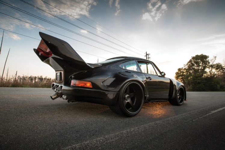 d zug, Turbo, Rsr, Porsche, 930, 2014, Cars, Black, Tuning HD Wallpaper Desktop Background