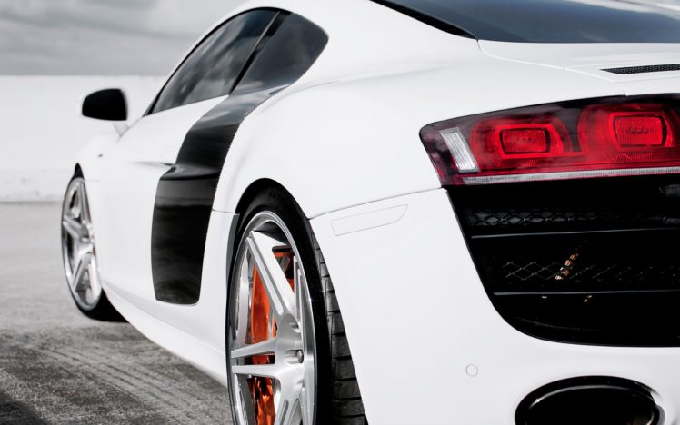 cars, Audi, Audi, R8, Races, Taillights HD Wallpaper Desktop Background