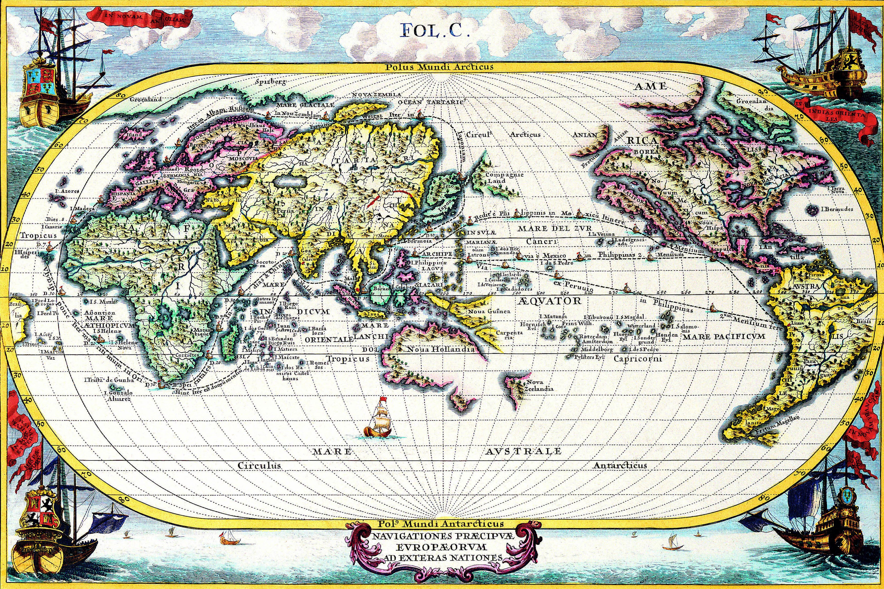 old, World, Map, Cartography, Geography, D, 3600x2400,  15 Wallpaper