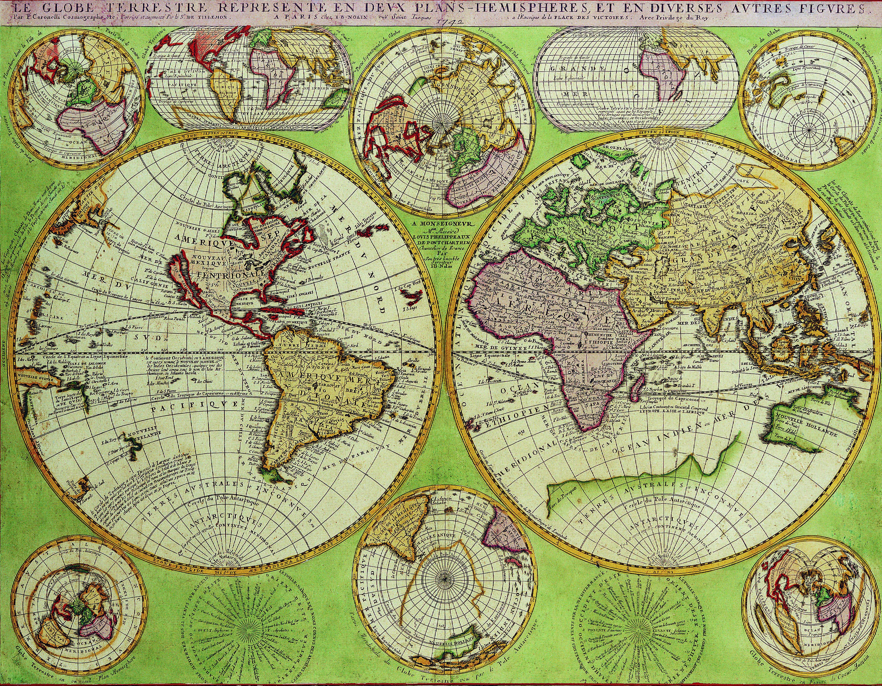 old, World, Map, Cartography, Geography, D, 3600x2800,  2 Wallpaper