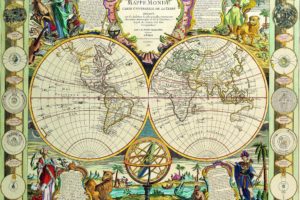 old, World, Map, Cartography, Geography, D, 2500x1900,  38