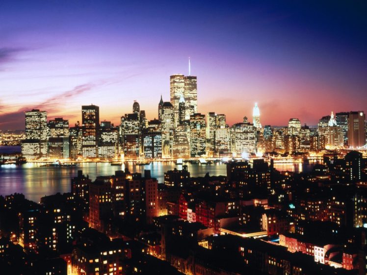 water, Cityscapes, Lights, Urban, New, York, City HD Wallpaper Desktop Background