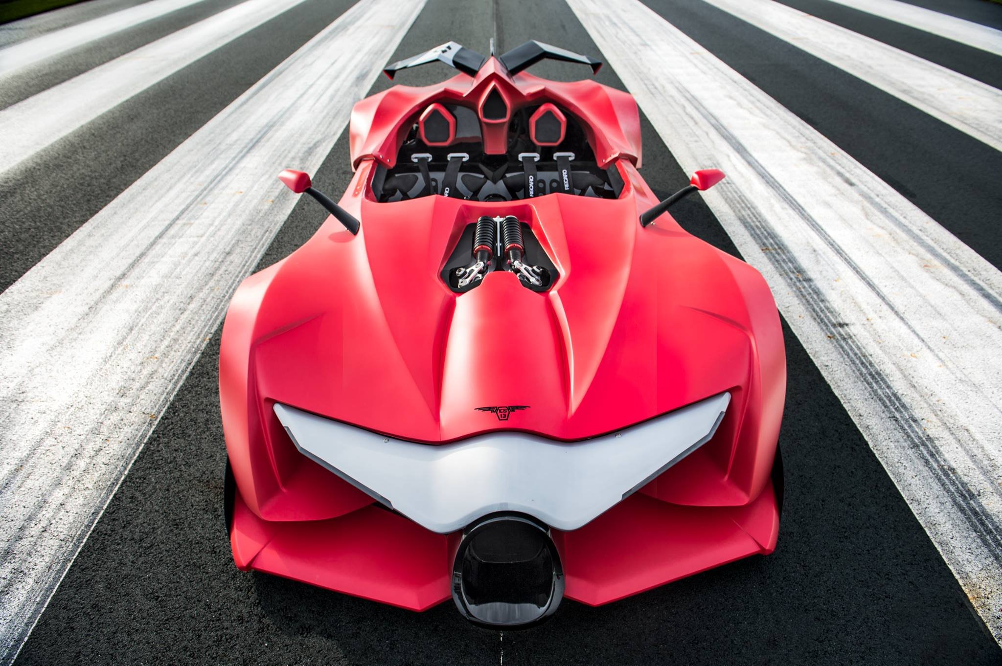 sbarro, Es 13, Fleche, Rouge, 2013, Concept, Cars Wallpaper