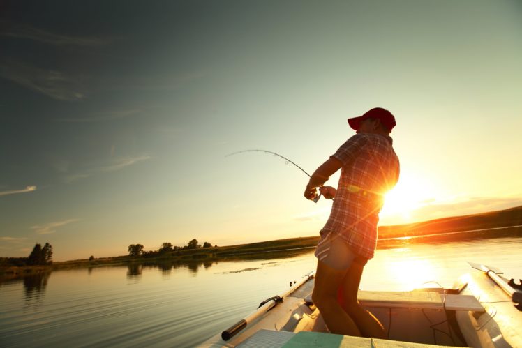 fishing, Fish, Sports, Sunset, Sunrise, Lake HD Wallpaper Desktop Background
