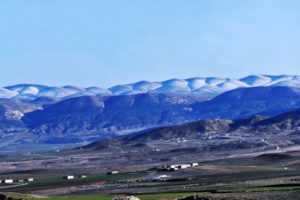 landscapes, Mountains, Countryside, Town, Hills, Houses, Snow, Winter, Fields, Nature, Algeria, Africa, North, Chaoui, Amazigh