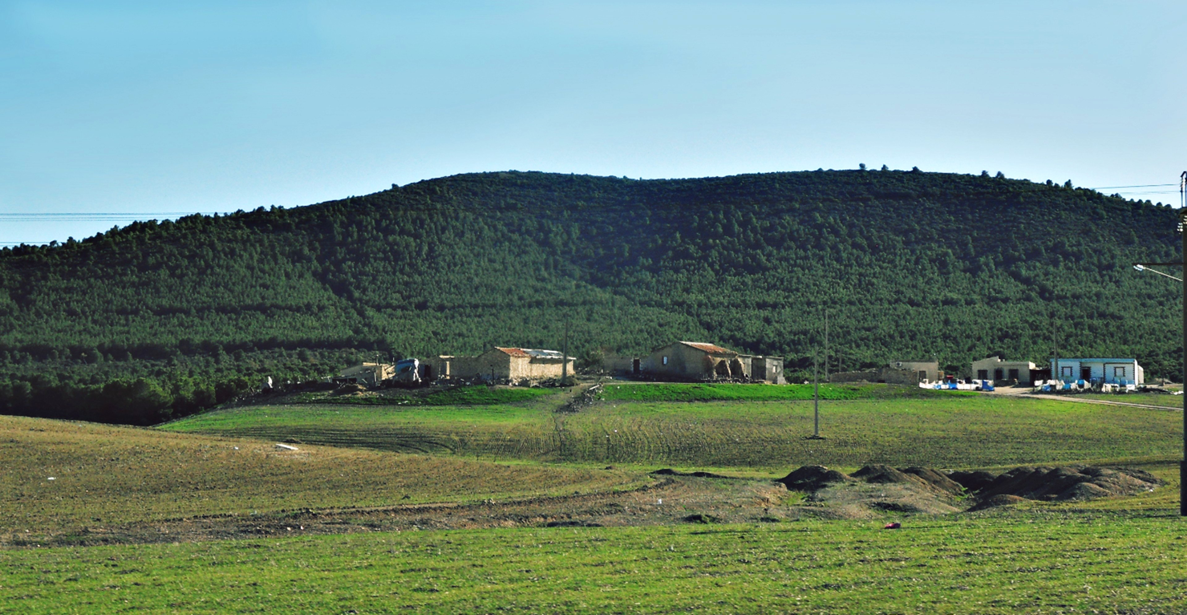 africa, Algeria, Amazigh, Chaoui, Countryside, Fields, Hills, Houses, Landscapes, Mountains, Nature, North, Winter Wallpaper